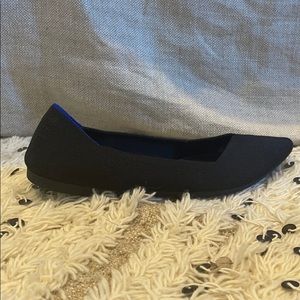 Rothy’s sz.10 black fabric pointed toe flats